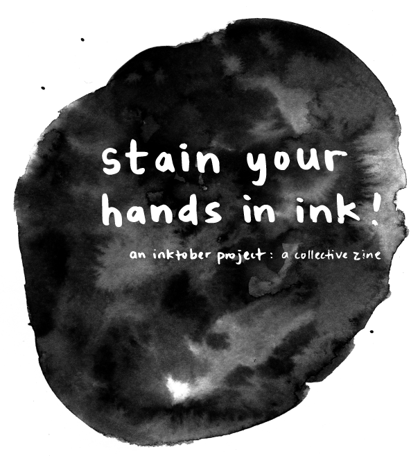 stain your hands in ink!